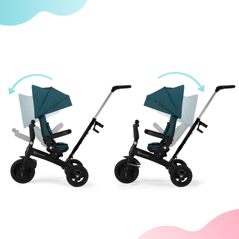 Триколісний велосипед Kinderkraft Twipper Green KRTWIP00GRE0000