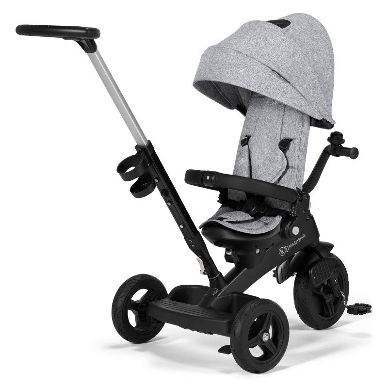 Триколісний велосипед Kinderkraft Twipper Grey KRTWIP00GRY0000