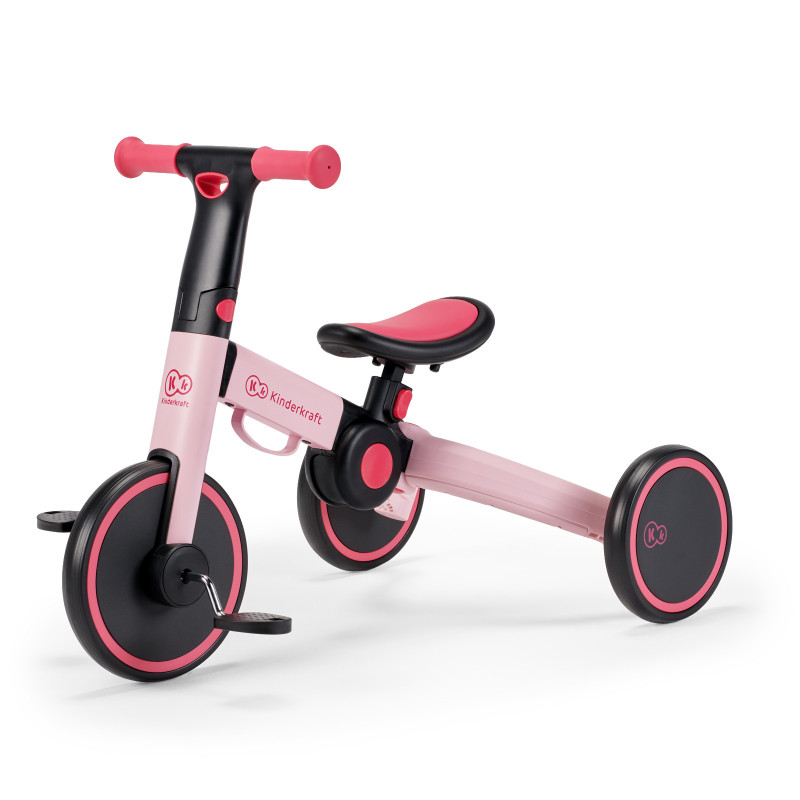 Триколісний велосипед 3 в 1 Kinderkraft 4TRIKE Candy Pink KR4TRI00PNK0000