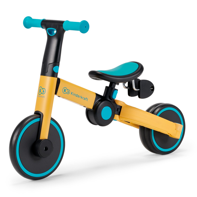 Триколісний велосипед 3 в 1 Kinderkraft 4TRIKE Primrose Yellow KR4TRI00YEL0000