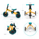 Триколісний велосипед 3 в 1 Kinderkraft 4TRIKE Primrose Yellow KR4TRI00YEL0000