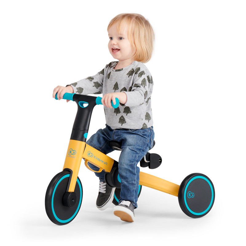 Триколісний велосипед 3 в 1 Kinderkraft 4TRIKE Primrose Yellow KR4TRI00YEL0000