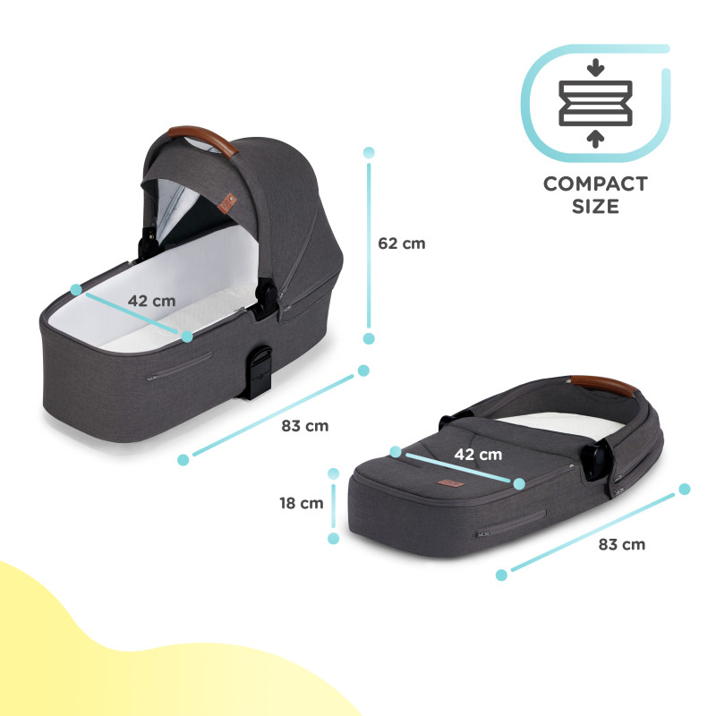 Універсальна коляска 2 в 1 Kinderkraft Everyday Dark Gray KSEVER00DGR2000