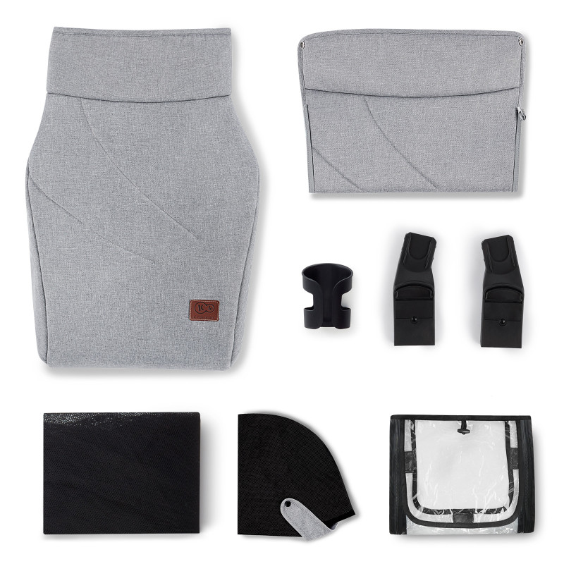 Універсальна коляска 2 в 1 Kinderkraft Everyday Dark Gray KSEVER00DGR2000