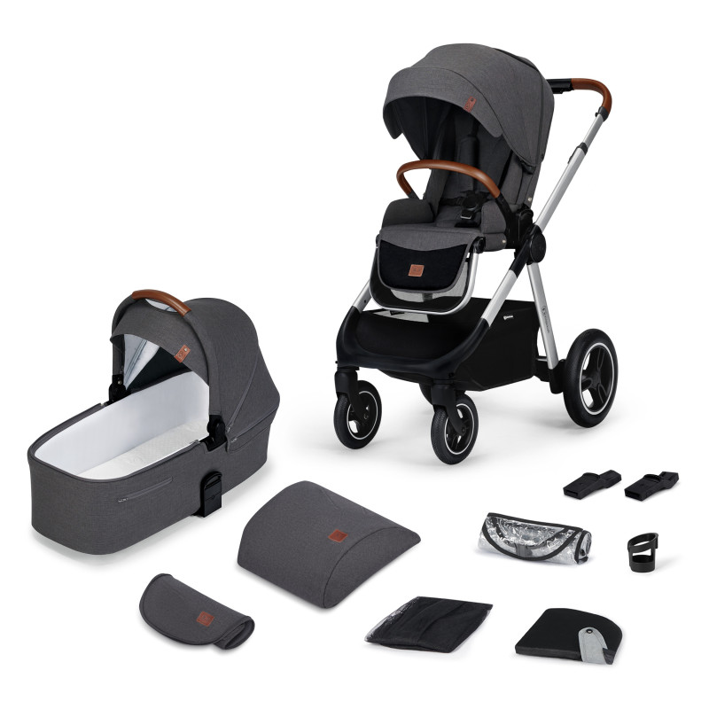 Універсальна коляска 2 в 1 Kinderkraft Everyday Dark Gray KSEVER00DGR2000