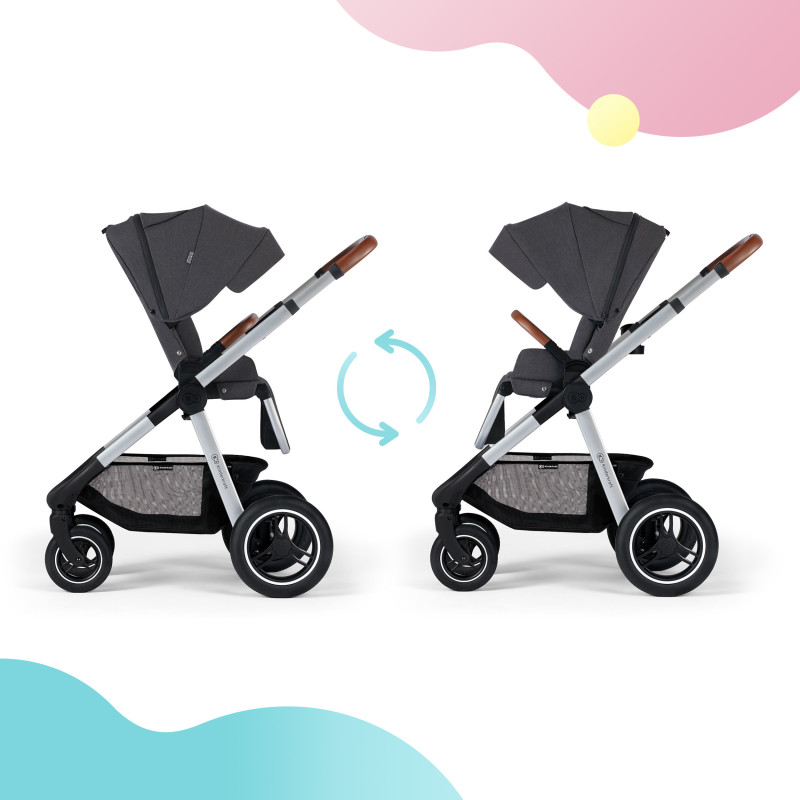 Універсальна коляска 2 в 1 Kinderkraft Everyday Dark Gray KSEVER00DGR2000