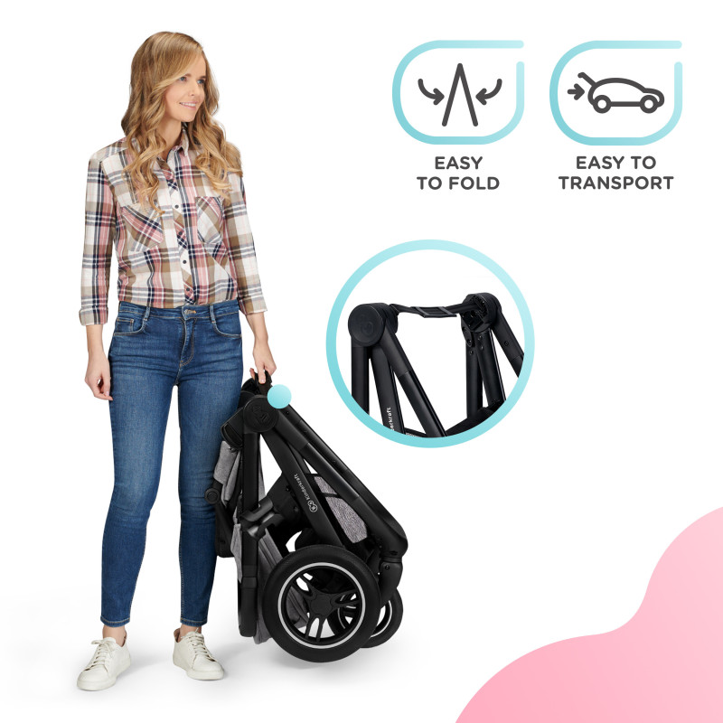 Універсальна коляска 2 в 1 Kinderkraft Everyday Denim KSEVER00DEN2000