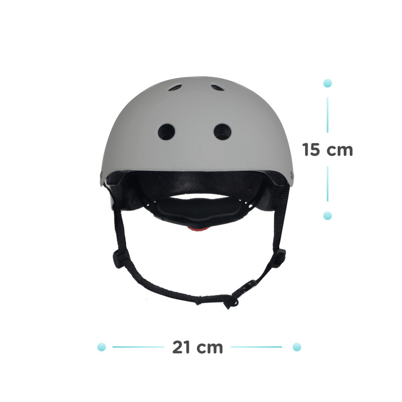 Дитячий захисний шолом Kinderkraft Safety Grey KASAFE00GRY0000