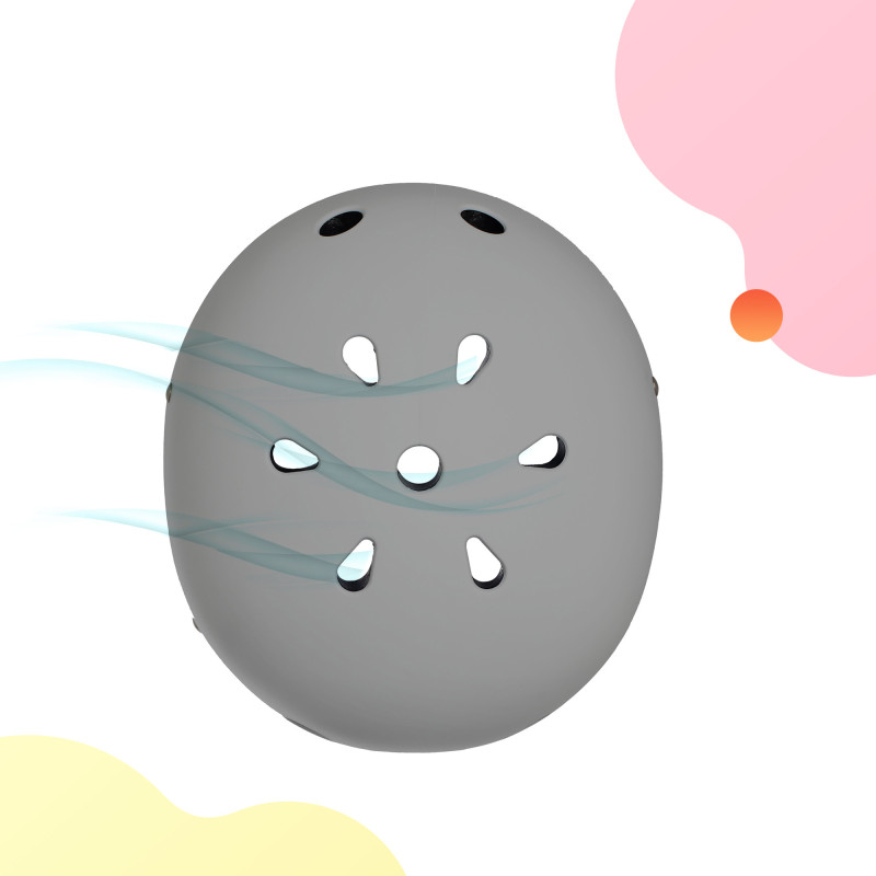 Дитячий захисний шолом Kinderkraft Safety Grey KASAFE00GRY0000