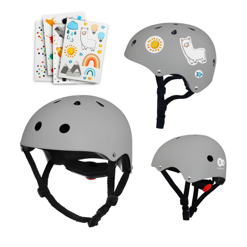 Дитячий захисний шолом Kinderkraft Safety Grey KASAFE00GRY0000