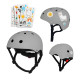 Дитячий захисний шолом Kinderkraft Safety Grey KASAFE00GRY0000