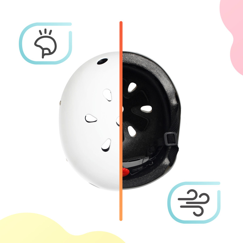 Дитячий захисний шолом Kinderkraft Safety White KASAFE00WHT0000