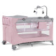 Ліжко-манеж з пеленатором Kinderkraft Leody Pink KCLEOD00PNK00AC