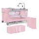 Ліжко-манеж з пеленатором Kinderkraft Leody Pink KCLEOD00PNK00AC