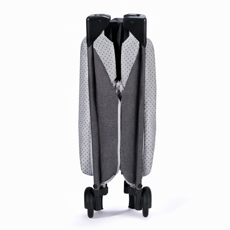 Ліжко-манеж з пеленатором Kinderkraft Leody Grey KCLEOD00GRY00AC