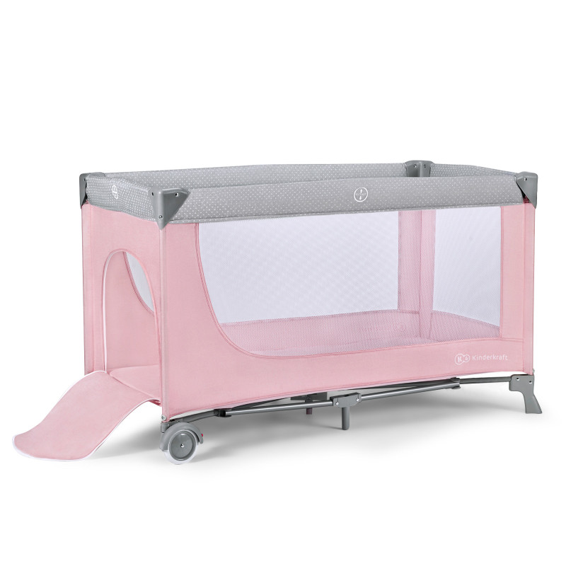 Ліжко-манеж Kinderkraft Leody Pink KCLEOD00PNK0000