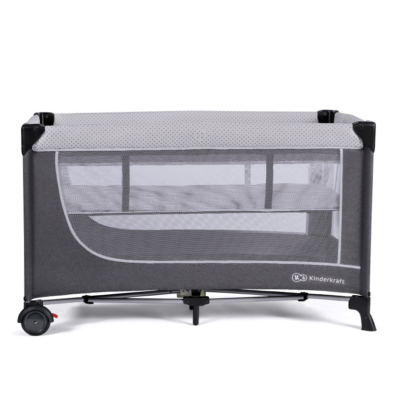 Ліжко-манеж Kinderkraft Leody Grey KCLEOD00GRY0000