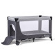 Ліжко-манеж Kinderkraft Leody Grey KCLEOD00GRY0000