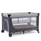 Ліжко-манеж Kinderkraft Leody Grey KCLEOD00GRY0000