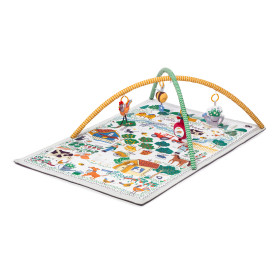 Розвиваючий килимок-палатка 3 в 1 Kinderkraft Little Gardener KPLIGA00MUL0000