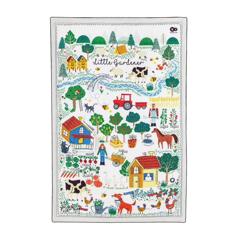 Розвиваючий килимок-палатка 3 в 1 Kinderkraft Little Gardener KPLIGA00MUL0000