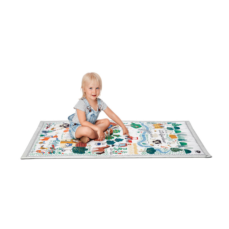 Розвиваючий килимок-палатка 3 в 1 Kinderkraft Little Gardener KPLIGA00MUL0000