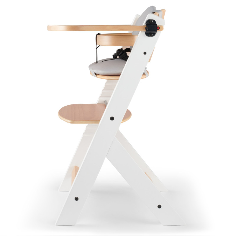 Стільчик для годування з подушкою Kinderkraft Enock White Wood KHENOC0PWHT0000