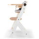 Стільчик для годування з подушкою Kinderkraft Enock White Wood KHENOC0PWHT0000