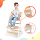 Стільчик для годування з подушкою Kinderkraft Enock White Wood KHENOC0PWHT0000