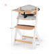 Стільчик для годування з подушкою Kinderkraft Enock White Wood KHENOC0PWHT0000