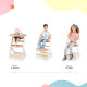 Стільчик для годування з подушкою Kinderkraft Enock White Wood KHENOC0PWHT0000