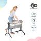 Приставне ліжечко-колиска Kinderkraft Bea Grey KLBEA000GRY0000