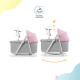 Шезлонг-гойдалка 5 в 1 Kinderkraft Nola Peony Rose KBNOLA00PNK0000