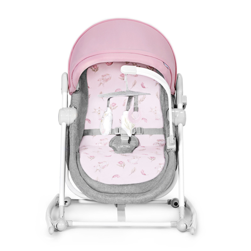 Шезлонг-гойдалка 5 в 1 Kinderkraft Nola Peony Rose KBNOLA00PNK0000