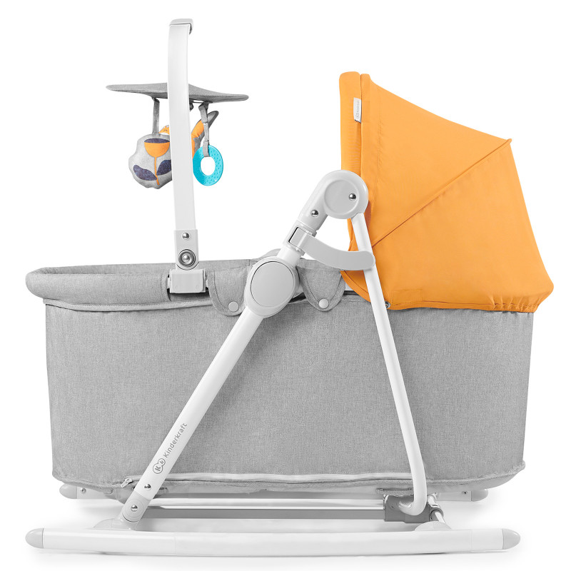 Шезлонг-гойдалка 5 в 1 Kinderkraft Nola Forest Yellow KBNOLA00YEL0000