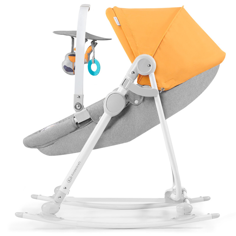 Шезлонг-гойдалка 5 в 1 Kinderkraft Nola Forest Yellow KBNOLA00YEL0000