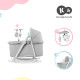 Шезлонг-гойдалка 5 в 1 Kinderkraft Nola Stone Grey KBNOLA00GRY0000