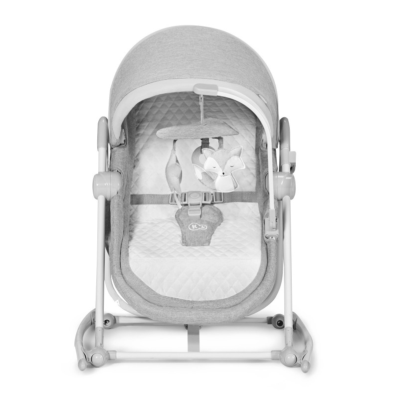 Шезлонг-гойдалка 5 в 1 Kinderkraft Nola Stone Grey KBNOLA00GRY0000