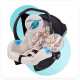 Автокрісло-переноска Kinderkraft Mink Bird KCMINK00BIR0000