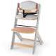 Стільчик для годування з подушкою Kinderkraft Enock Gray Wood KHENOC0PGRY0000