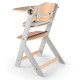 Стільчик для годування з подушкою Kinderkraft Enock Gray Wood KHENOC0PGRY0000