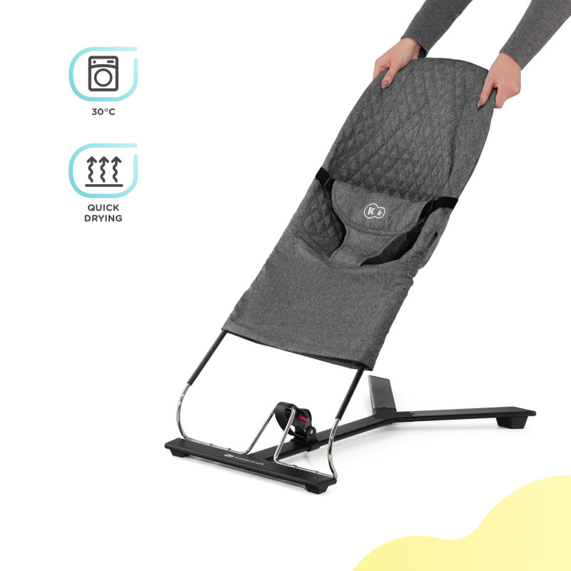 Шезлонг-гойдалка Kinderkraft Mimi Grey KBMIMI00GRY0000