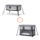 Ліжко-манеж 2 в 1 Kinderkraft Movi Grey KCMOVI00GRY0000