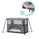 Ліжко-манеж 2 в 1 Kinderkraft Movi Grey KCMOVI00GRY0000