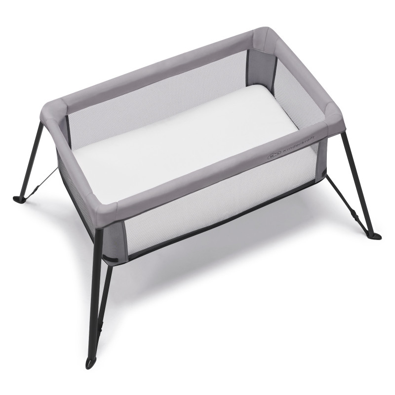 Ліжко-манеж 2 в 1 Kinderkraft Movi Grey KCMOVI00GRY0000
