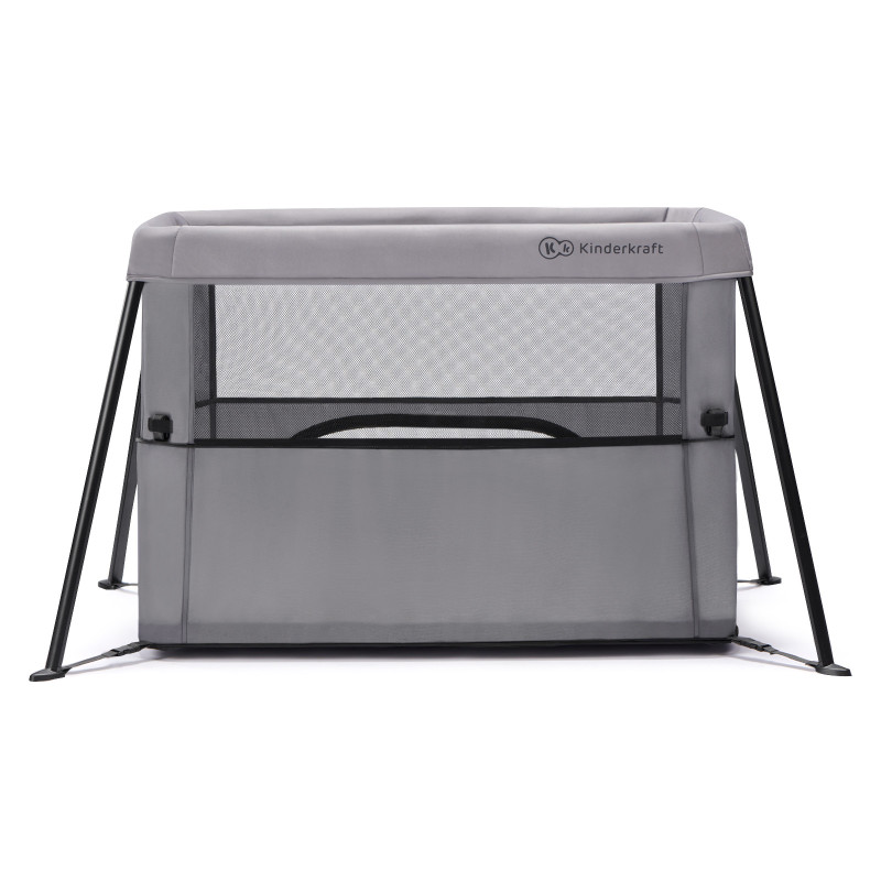 Ліжко-манеж 2 в 1 Kinderkraft Movi Grey KCMOVI00GRY0000