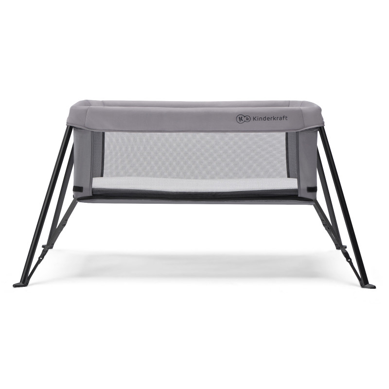 Ліжко-манеж 2 в 1 Kinderkraft Movi Grey KCMOVI00GRY0000