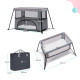 Ліжко-манеж 2 в 1 Kinderkraft Movi Grey KCMOVI00GRY0000