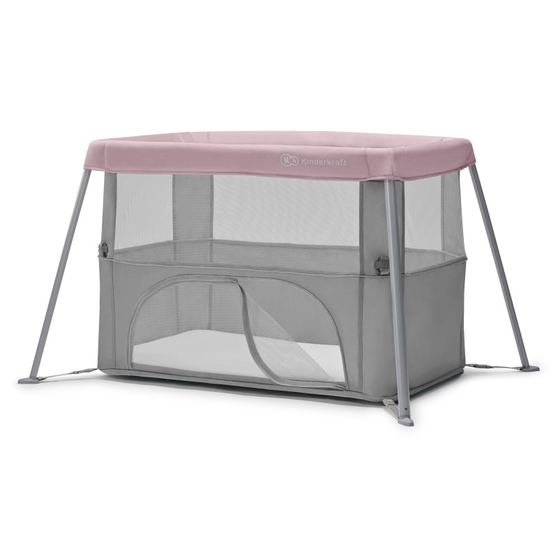 Ліжко-манеж 2 в 1 Kinderkraft Movi Pink KCMOVI00PNK0000