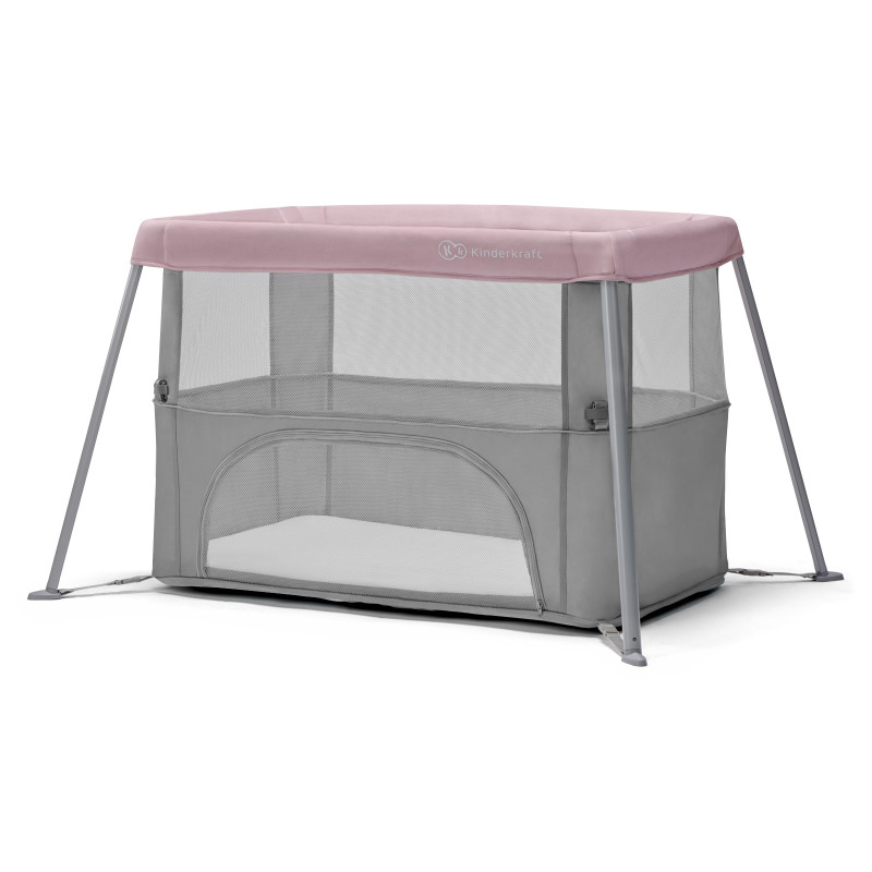 Ліжко-манеж 2 в 1 Kinderkraft Movi Pink KCMOVI00PNK0000